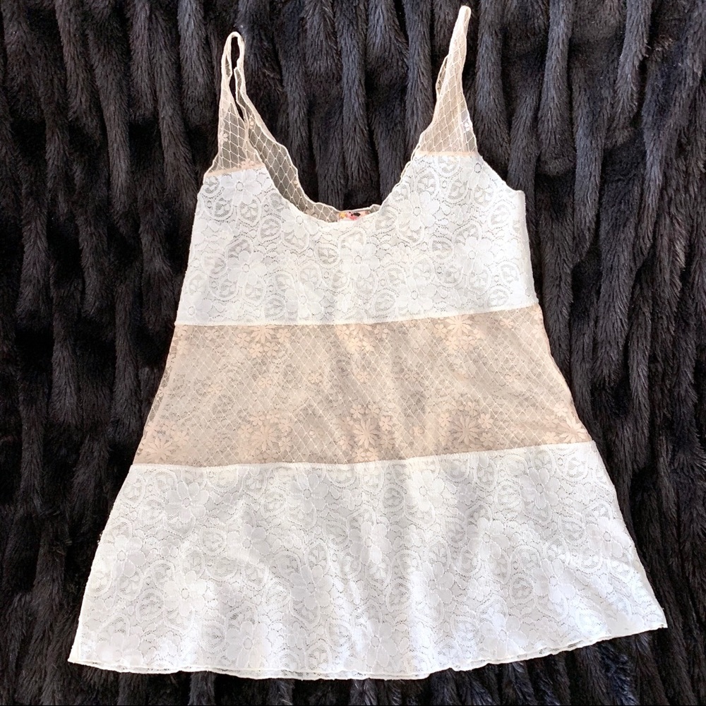 Free People Lace Tank - Picture 1 of 8